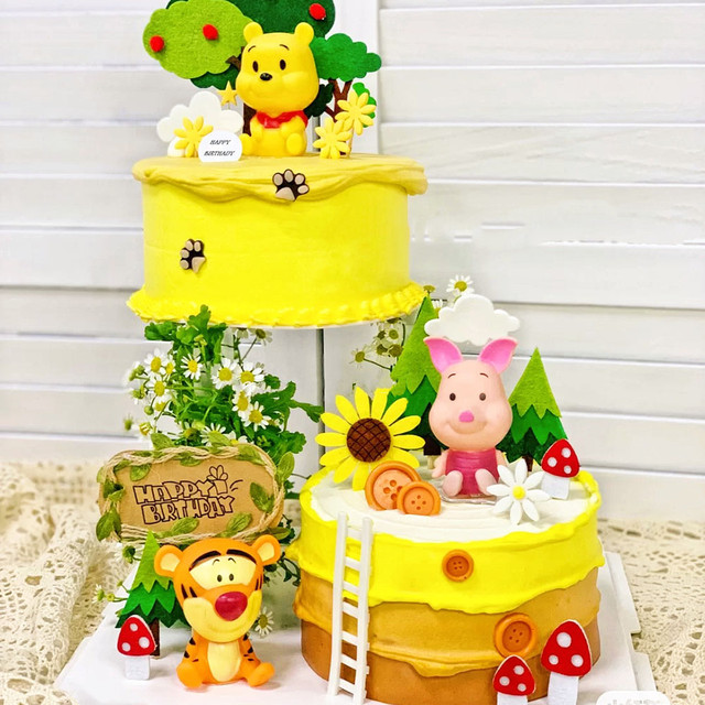 Winnie Pooh Cake Topper Printable  Winnie Pooh Cake Topper Figurines -  Disney - Aliexpress